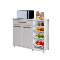 Fruteira Salinas 01 Gaveta 02 Portas e 03 Cestoss Removíveis Arte Móveis