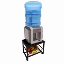 Fruteira Suporte Bebedouro Bancada Mesa Preto Fosco Mdf