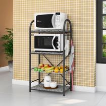 Fruteira Suzy 852A 3 Prateleiras em Granito Cromo Preto Artefamol Fruteira Suzy 852A 3 Prateleiras em Granito Cromo Preto Artefamol