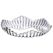 Fruteira Tigela de Vidro Cristal Para Centro de Mesa 29cm