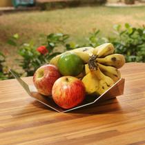 Fruteira Triangulo 22x22 Cm em 100% Inox - Modelo EX3