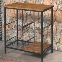 Fruteira Valência 78cm Industrial Cozinha Mesa Auxiliar