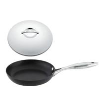 Fry Pan Scanpan Professional com tampa de aço inoxidável 24cm Fry Pan Scanpan Professional com tampa de aço inoxidável 24cm