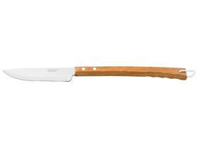 Fsc certificado faca trinchante 8 lamina de aco inox e cabo de madeira tramontina
