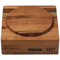 FSC Farinheira Tramontina Rost em Madeira Jatobá Mesclada com Acabamento Óleo 15x15 cm