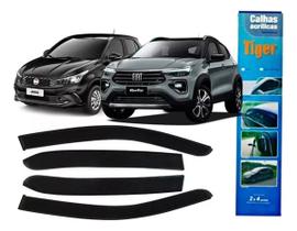 Ft8500 - Jg Calha Chuva Fiat Argo Pulse 4 Portas - Tiger Ft8500 - Jg Calha Chuva Fiat Argo Pulse 4 Portas - Tiger