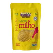 Fubá De Milho Farinha De Milho Orgânico Vegano Ecobio 400g