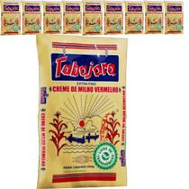 Fuba de Milho Vegano Sem Gluten Pacote 450g Kit 10 Unidades