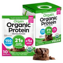 Fudge de chocolate cremoso vegano orgânico em pó