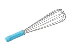 Fuê Azul 30cm - Batedor De Creme Em Inox