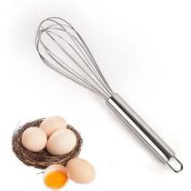 Fuê Batedor De Claras Ovos Bolo Aço Inox Grande 28,5cm Fuê Batedor De Claras Ovos Bolo Aço Inox Grande 28,5cm