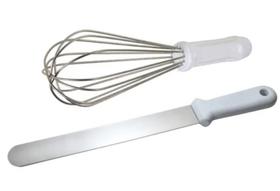 Fue Batedor Para Bolo 30cm + Espatula Lisa 25cm