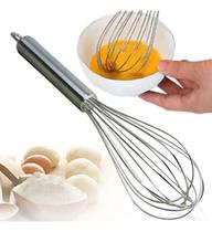 Fue Fouet Batedor De Ovos Em Inox Pequeno Bolos Claras Massa