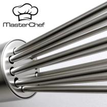 Fue Gigante Batedor de Claras Ovo Massas Profissional Grande 39cm Aço Inox Bate Bolo Foet Fue PANAMI