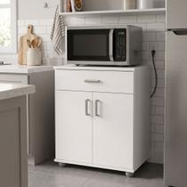 FULL Armário Balcão Suporte Microondas Cozinha Branco Mell ENVIA SOMENTE 01 UN - DULLAR MÓVEIS FULL Armário Balcão Suporte Microondas Cozinha Branco Mell ENVIA SOMENTE 01 UN - DULLAR MÓVEIS
