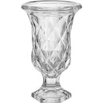 FULL DIAMOND VASO 23x15x15cm CRISTAL ECO TRANSP