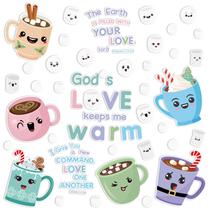 Fulmoon, 78 peças, recortes quentes de quadro de avisos Christmas God's Love