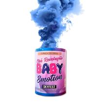 Fumaça Colorida Chá Revelação Lata Baby Emotion Skyfest - Azul
