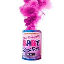 Fumaça Colorida Chá Revelação Lata Baby Emotion Skyfest - Rosa Fumaça Colorida Chá Revelação Lata Baby Emotion Skyfest - Rosa
