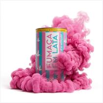 Fumaça em Lata Chá Revelação Rosa Menina Atóxica Popper