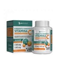 Fumarato Ferroso e Vitamina C 60 Cáps Biocêutica