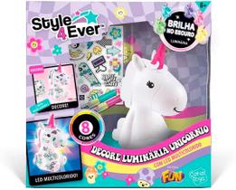 Fun Divirta-se - Decore seu Unicórnio Glow In The Dark Médio Fun Divirta-se - Decore seu Unicórnio Glow In The Dark Médio