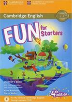Fun for starters - student's book with online activities with audio & home fun booklet 2 - fourth ed - CAMBRIDGE UNIVERSITY PRESS DO BRASIL***