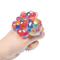 Fun Squishy Stress Ball Mesh Orbeez Splash Apertar Espremer Bola Bolinha Anti Stress Rainbow - Tiktoys