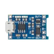 Função Dupla 5V 1A Micro USB 18650 Bateria De Lítio Placa De Carregamento Módulo De Carregador