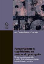 Funcionalismo e cognitivismo na sintaxe do português - UNESP SD