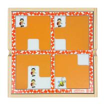 Funções Executivas Brinquedo Educativo Cognitivo Madeira - Carimbras - 7 anos