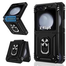 Funda ATUMP para Galaxy Z Flip 5, Grado Militar, Soporte Giratorio 360