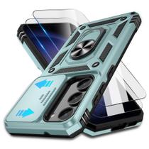 Funda ATUMP para Samsung Galaxy S23 con cubierta para cámara verde