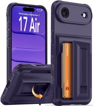 Funda Billetera Oterkin para iPhone 17 Air con Portatarjetas para 4-5 tarjetas Morado