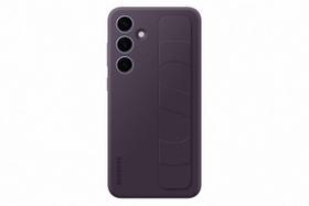 Funda con Soporte para Samsung Galaxy S24+ en Violeta Oscuro