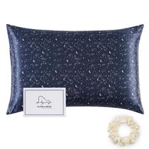 Funda de Almohada de Seda ALASKA BEAR con Cierre de Sobre, 22 Momme, Talla Queen