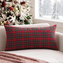 Funda de Almohada Decorativa MIULEE Cuadro Escocés 30x61 cm Funda de Almohada Decorativa MIULEE Cuadro Escocés 30x61 cm