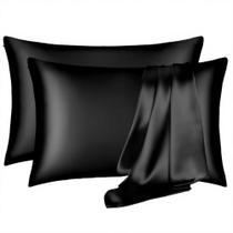 Funda de Almohada DKBslik Seda Mulberry Pura 16 Momme Estándar 2 Unidades