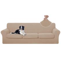 Funda de Sofá U-NICE HOME elástica y lavable para sofá de 3 cojines Funda de Sofá U-NICE HOME elástica y lavable para sofá de 3 cojines