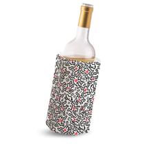 Funda Enfriadora para Vino Vacu Vin con Arte de Keith Haring y Gel Refrigerante