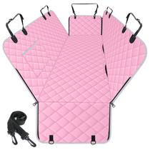 Funda Impermeable NECKORY para Asiento Trasero de Perro Rosa/Gris Funda Impermeable NECKORY para Asiento Trasero de Perro Rosa/Gris