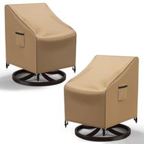 Funda Impermeable para Silla de Jardín Giratoria Mrrihand 2 unidades