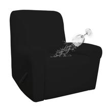 Funda Impermeable para Sillón Reclinable Negra Elástica Fácil de Usar Funda Impermeable para Sillón Reclinable Negra Elástica Fácil de Usar