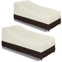 Funda Impermeable para Tumbonas de Exterior 2 Unidades