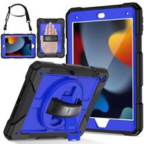 Funda LTROP para iPad 9ª Generación 10.2'' con Soporte para Lápiz en Azul Marino