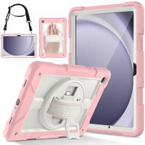 Funda LTROP para Samsung Galaxy Tab A9+ Plus 11 2023 Rosa+Beige