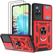 Funda Militar Antishock Roja para Samsung Galaxy A71 5G ATUMP Funda Militar Antishock Roja para Samsung Galaxy A71 5G ATUMP