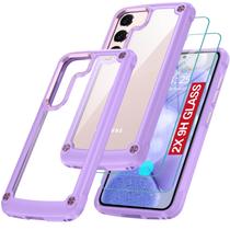 Funda Oterkin para Samsung Galaxy S23 Transparente con 2 Protectores