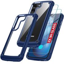 Funda Oterkin Transparente para Samsung Galaxy S23 Plus con 2 Protectores de Cristal
