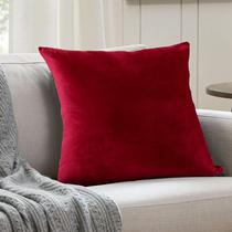 Funda para Almohada Euro Sham EVOLIVE Micromink Suave Vino
